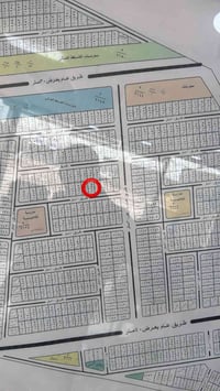 يوجد لدينا قطعة ارض 100متر واجه 5م ونزال20م في الغزالية  نهاية شارع ال...