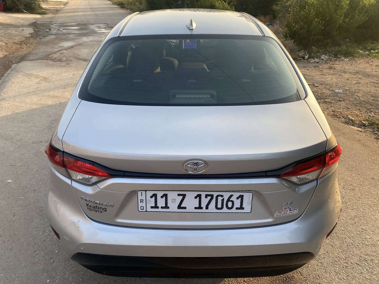 سلام عليكم
تويوتا كورلا فئة LE 

موديل 2023 

رقم بغداد الدولي

بدون ايرباك 

ماشية ١٨  ألف 

مواصفات الLE معروفة 

شاشة كاربلاي 

كامرة خلفية 

فول تحكم ستيرن

هندبريك اوتو دكمة

اربع جام اوتو 

رادار توقف ذاتي 

محرك ٢٠٠٠ بانزين

السعر 153 و بي مجال بسيط 

حادثها كما موضح بالصور وهنا بغداد صار بيه شوية بارد باب السائق والسونار مرفق مع الصور للاستفسار 

***********
