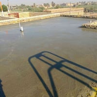 كادر عمل • صب خرسانة • تفليش