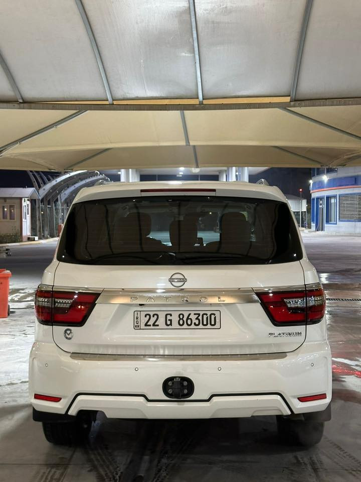 🚗 نيسان باترول موديل 2024 - فئة بلاتينيوم للبيع
تفاصيل السيارة:

 • الموديل: 2024

 • الفئة: بلاتينيوم اعلى مواصفات  مكينة 6 سلندر 

 • المسافة المقطوعة: 50,000 كم✅

 • الحالة:  السيارة تحت الضمان🧾

 • الصيانة: تم إجراء جميع الصيانات الدورية وتبديل الزيوت بانتظام في شركة المهند⚙️🔧

 • اللون: (لون ابيض)🤍

مكان سيارة اربيل 📍

 • الملاحظات: تم صبغ الدعامية الأمامية فقط بسبب خدوش بسيطة دون أي فتح للدعامية

السعر المطلوب: (467) ورقة (قابل للتفاوض)♥️

للتواصل واتساب 📞: ***********
