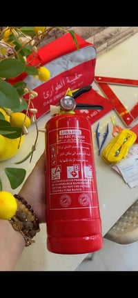 عدة طوارئ • مثلث طوارئ • طفاية حريق سيارة • حبل سحب سيارة • حقيبة طوار...