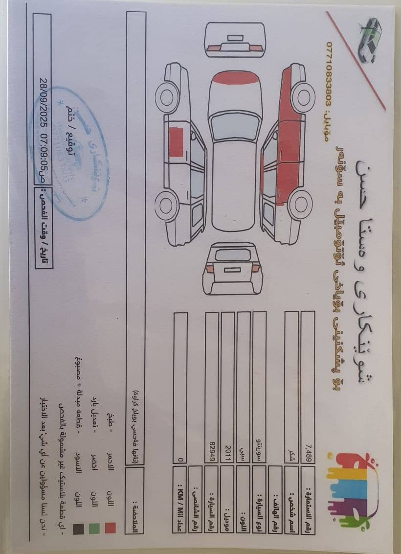 سلام عليكم سيرنتو موديل ١١ خليجي مكينه ٦ سونار موجود تفاصيل أكثر *********** مكان ديالى
