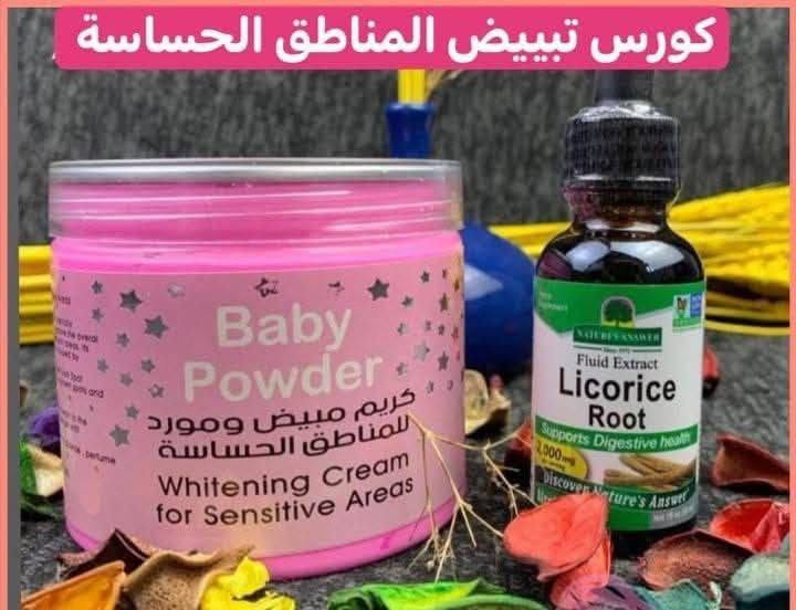 ❌عرض التبييض للمناطق  ❌
كريم مبيض مورد من بيبي باودر 🔥😍+سيروم عرق السوس الأصلي 
🌸🌸🌸🌸🌸🌸🌸
💚مورد للمناطق  من مجموعة بيبي باودر الشهيرة 💚

💚سيروم عرق السوس

لتبيض الوجه والجسم وازالة التصبغات والكلف والبقع
المسمى ب ( كرتيزون التبيض)
سيروم عرق السوس يعمل على تفتيح البشرة و يساهم في التخلّص من التصبغات والبقع الداكنة ويجدّد خلايا البشرة و يعالج البثور وحب الشباب
. الشهيرة موبس يبيض ويورد وانما يعطر المنطقة بريحة  وعطر يجنن

تبيض فوري 
ترطيب خيالي
السعر عرض 13.000 الف


**إذا كنت صاحب هذا الإعلان وتريد حذفه لأي سبب، رجاءا أرسل رسالة إلى الدعم الفني**