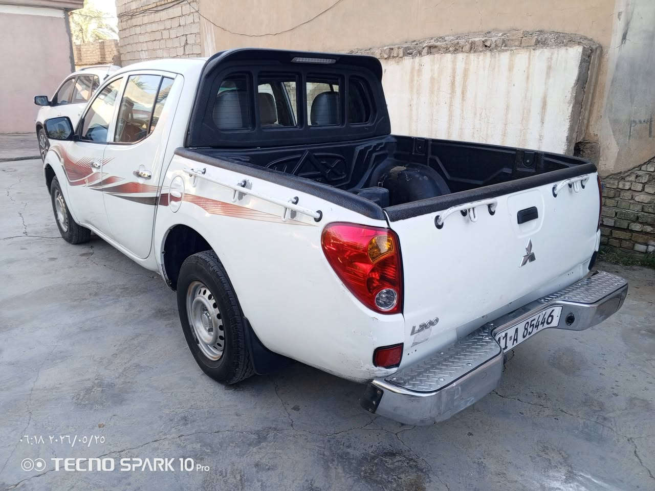 مسيوبيشي L200 للبيع موديل 2011 رقم بغداد دولي سياره مكفوله من الصبغ والضربه مكينه وكير و شاصي مكفولات تبريد شغال بسمي شرط التحويل سياره جديده فدنوب السعر الإتصال على الرقم الموجود ***********
