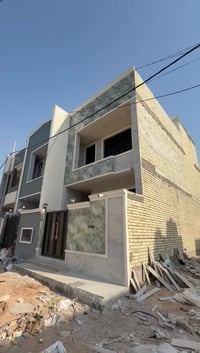 100 متر للبيع واجهه 5 نزال ٢٠ ٣ غرف نوم و٣ صحيات في الحريه حي السلام ا...