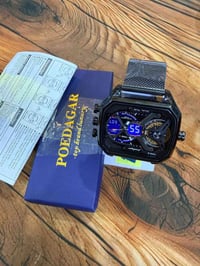 توقيت مزدوج • أنالوج-ديجيتال • مقاوم ماء ٣٠م