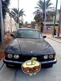 بي ام دبليو 740 لون اسود غير محدد بأسمي رقم انگليزي الجديد بغداد محرك ...