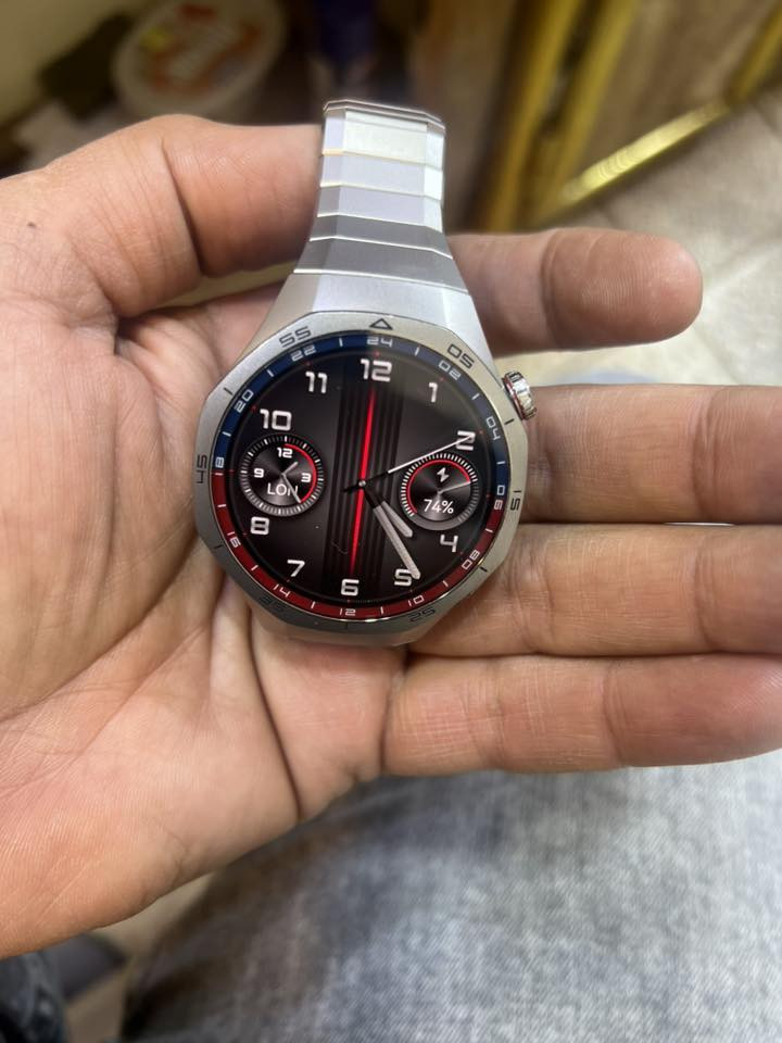 ساعه هواوي GT5 pro
ساعه هواوي اصلي تيتانيوم اللون الطبيعي زجاج غير قابل للخدوش شحن يطول 7 ايام استعمال مكثف واذا استعمال عادي 12 يوم استعمال شهر نضافه 95‎%‎بدون اي ضرر
مكاني بابل
السعر 350 وبيها مجال 
***********
