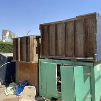 بوكسات خشب للبيع مستخدم للنقليات عدد 5  بغداد 07737502972