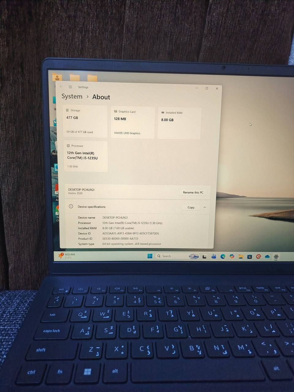 السلام عليكم
لابتوب دلل
نظيف جدا جدا
الجيل 12
ذاكره 512
السعر 400 قفل
مكاني بغداد / مدينة الصدر
***********
واتساب أو اتصال
