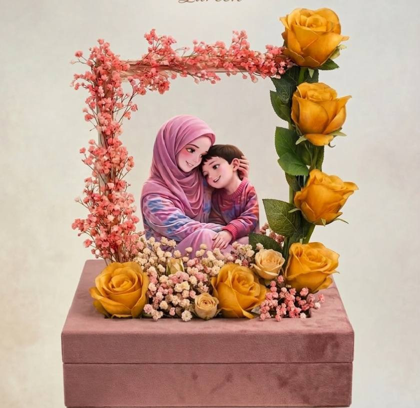 الأمهات كالأزرار، يربطن كل شيء ببعضه". 
اجعل هذا العيد ذكرى لا تُنسى.
مجسم مصنوع من الورد ممكن اضافة صوره الام 
او اضافه عطر.. نقود.. حسب رغبتكم
سارعوا بالحجز 
عرض توصيل مجانا مع كارت معايده لمدة يومين
#تنسيق_هدايا  #بوكيه  #هدايا  #عطور #عيدالام


**إذا كنت صاحب هذا الإعلان وتريد حذفه لأي سبب، رجاءا أرسل رسالة إلى الدعم الفني**