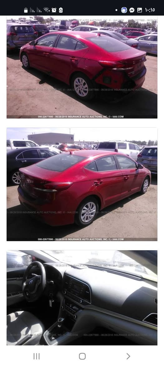 سلام عليكم للبيع النترا موديل ٢٠١٧ وارد أمريكي حادثها موضح بالصور وصور أمريكا بالمنشور وبيها سونار وي الصور محرك دوش ٢٠٠٠ كير اي تي المرغوب رقم أربيل انكليزي بأسمي تحويل مباشر هزة وأرقام جديدة تريد تحويل تريد وكاله حاضر كير محرك تبريد صدر تايرات باتري كله مكفول وجديد مكانها المدائن سعرها ١١٧ وبيها مجال للشراي 
*********** بيه وات ساب
