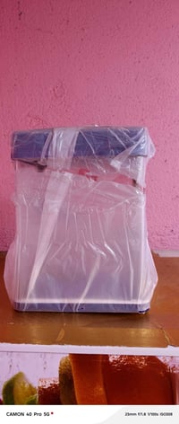 حوض مال سمك🫧🐠🐠 للبيع بعده جديد كل شي ما وياه فقط بس الحوض السعر ب 20 و...