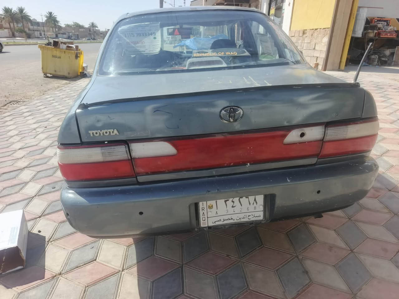 للبيع كورلا موديل ٩٢ 
كاملة من جميع النواحي رقم صلاح الدين باسمي السعر ٤٣ بيها مجال بخ حزام بدون حادث 
***********
