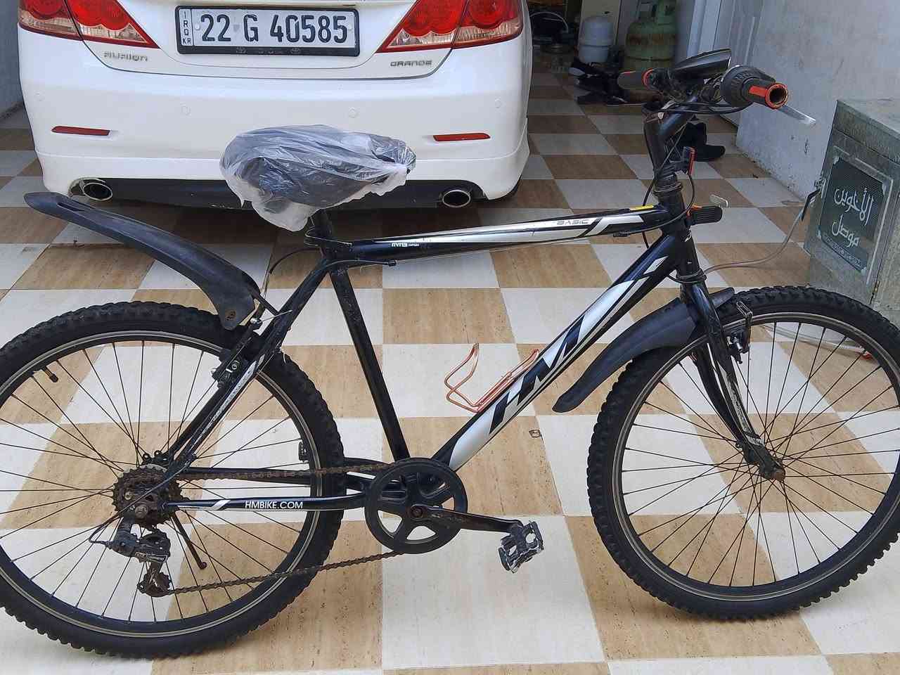 السلام 🚦عليكم للبيع 🚥 بايسكل الماني ⚡ جديد وجاهز 🇩🇪 كير وبريكات كله شغال+تايرات جدد☄️سعر 85الف وبيه مجال 🚴🏻 رقم الاتصال ***********
