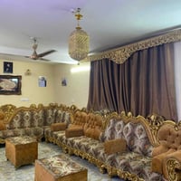 ديوان كبير • خشب عراقي • إطار ذهبي