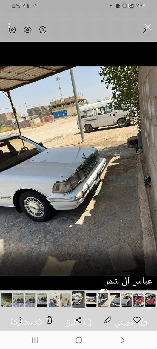 سلام عليكم سوبر سيدان موديل ٩١ للبيع محرك وكير بلاد بسمنة مكان بغداد السعر ٤٧ وبيه مجال رقم انبار ***********
