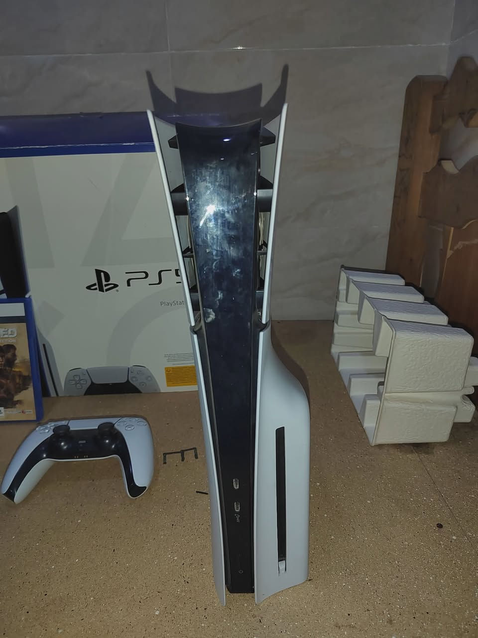 Ps5 slim
للبيع غراض كاملة شد ولعب
ويا عاكسة
 وحساب بي لعبة كرمزون ديزرت
 وقرص بانجارتد كولكشن
السعر ٨٥٠ الف
 مكاني بغداد الدورة


**إذا كنت صاحب هذا الإعلان وتريد حذفه لأي سبب، رجاءا أرسل رسالة إلى الدعم الفني**