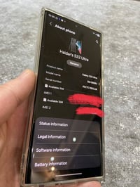 سامسونج S22 Ultra ياباني - مستخدم السلام عليكم، جهاز سامسونج جالاكسي S...