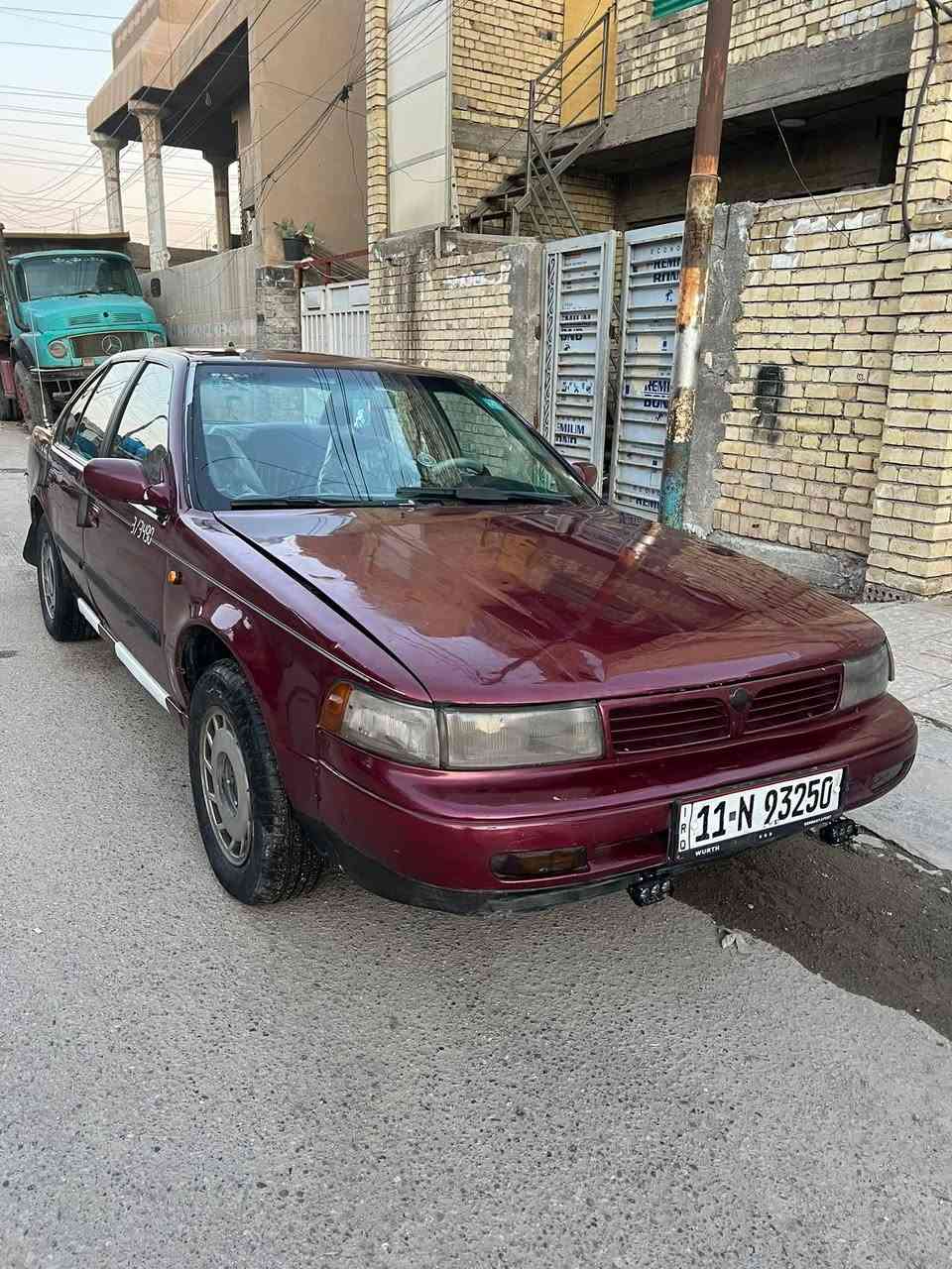 السلام عليكم
نيسان مكسيما 1993 ياباني 
سيارة سبورت تكمه 
رقم بغداد انكليزي باسمي 
مكينه كامري 3000 شد حاويه شرط الجيس 
كير و المكينه مكفوله 
صدر جديد + هزه جديدة + سنويه جديدة  
تبريد منظومة كامله
ترتيبات بسيطة / السعر 38 ورقه 
و بيهة  مجال 
المكان بغداد الدورة 
***********
اخوان مكلف بلنشر لحد يراسلني

