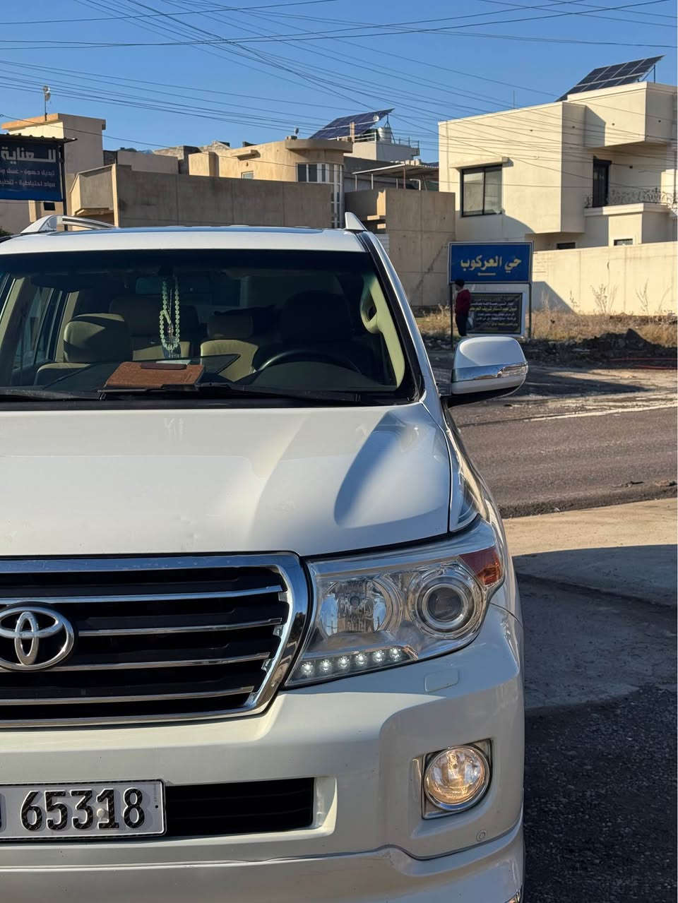 يالله لاندكروز ٢٠١٢ ٨سلندر مكفوله من الضربه بيه بارد جاملغ الايسر والهلال الخلفي ماشيه ٢٤٠ الف تبريد حداديه جديد مكينه مبدله جديده السعر ٣٣٥ وبيه مجال الطيبين مكان سياره كربلاء 
*********** 
*********** كربلاء, العراق
