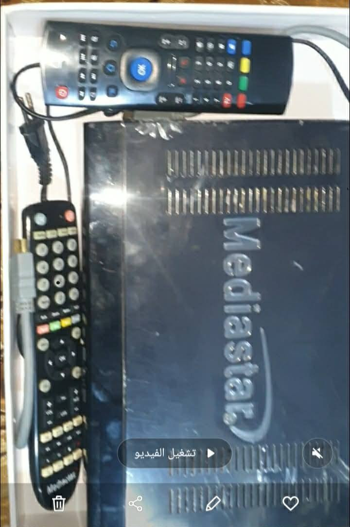 السلام عليكم
رسيفر ميديا ستار 2z 4k
جهاز غني عن التعريف راقي كلش وبي اخر تحديث 152
اندرويد 9
كامل ملحقاته
***********
