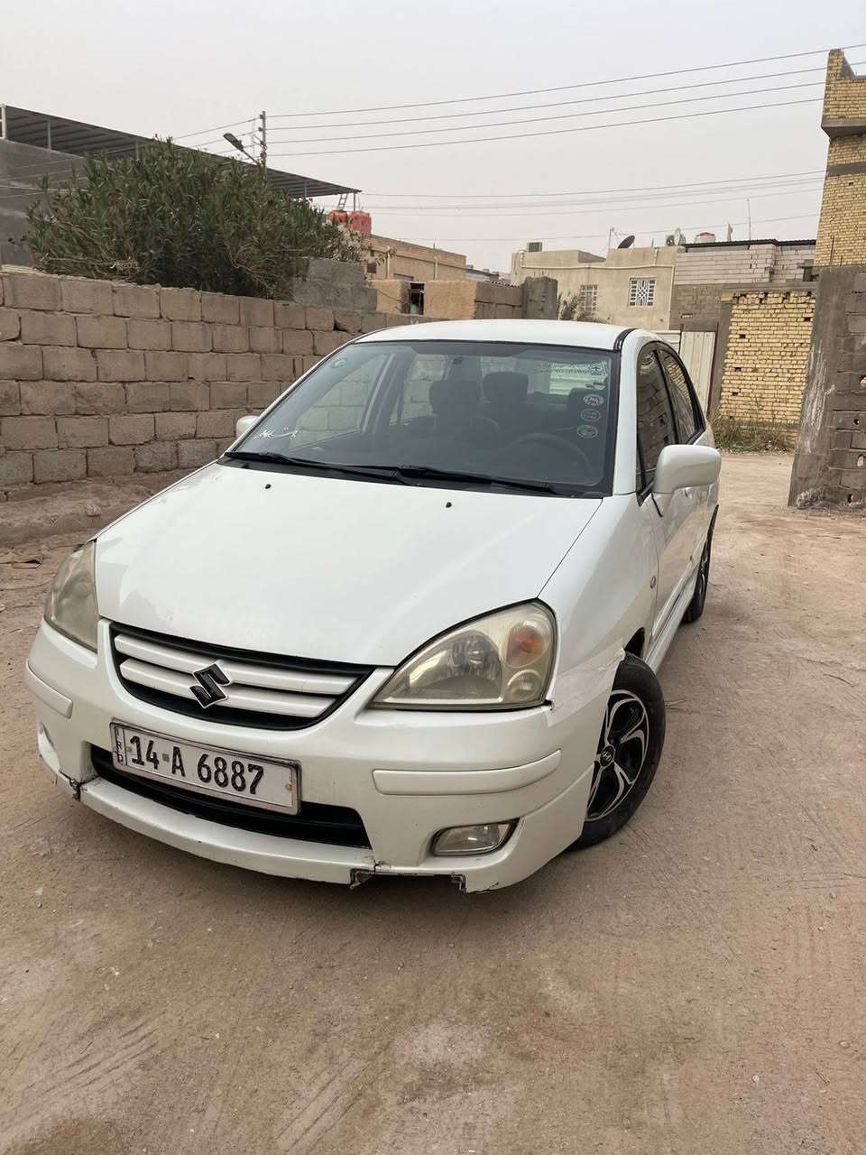 سلام عليكم ..سازوكي ليانا موديل 2005 محرك حجم 2000 مصبوغه عام بدون ضربه لون ابيض صدفي رقم انكليزي جديد سنويه لحد 2030 بأسمي تحويل مباشر .تخم تاير جديد ويل كب . كهربائيات شغاله ماعدا التبريد غاز فقط .كير ومحرك كفاله السعر 55 وبيها مجال قليل للأتصال*********** ابو الخصيب, البصرة
