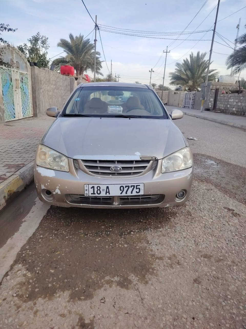 سلام عليكم سيراتو خليجي رقم بابل  نكليزي بأسمي مكينه وكير خير من الله ضرر جدا قليل جنطه ومعمره تبريد شغال ب59وبيهه مجال رقم ***********مكان واسط صويره
