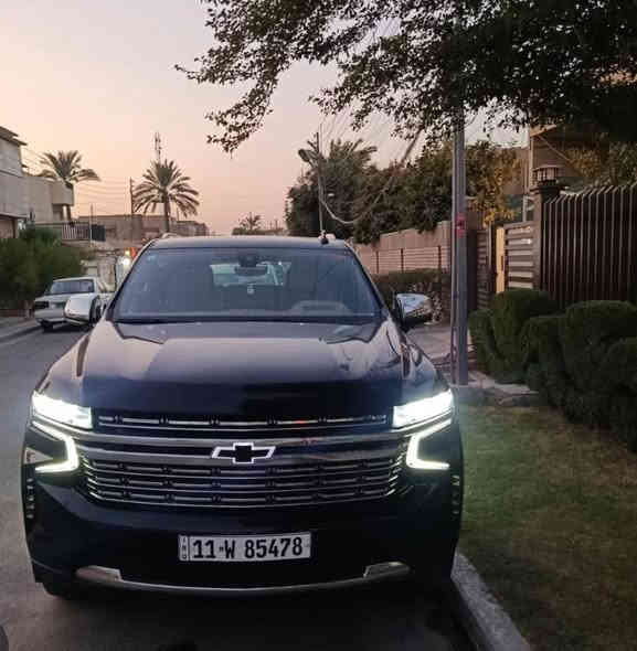 السلام عليكم 
تاهو ٢٠٢٢ بريميرا خليجي كفالة . 
فول ١/١ جكات دشبول الكتروني .
بانوراما مقاعد جلد اصلي .
جميع المقاعد امامي خلفي كهرباء .
مقاعد تدفئة تبريد .
ستيرن تدفئة تبريد حساسات أمامي خلفي .
كشن السائق هزاز شاشة العدادات دجيتل .
كاميرات ٣٦٠ درجة .
رادارات أمامية و خلفية و جانبية .
نقاط عمياء تشغيل عن بعد .
مانع تصادم تلقائي .
ثلاثة شاشات .
صندوق كهرباء.
خمس بصمات شاحن لاسلكي .
دوسات كهربائية .
جكات .
ثلاجة .
علامة شوفرليت اسود مضيئة .
وباقي مواصفات البريميرا المعروفة .
بارد على كد ثلاثة اصابع في الجاملغ الخلفي .
السعر 530 .
للاستفسار ***********
