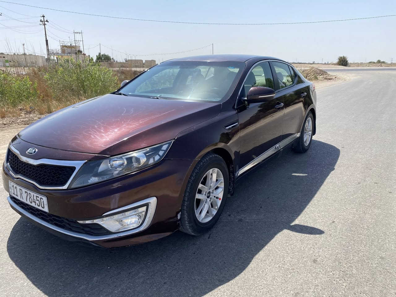 السلام عليكم
كيا اوبتيما وارد امريكي
موديل ٢٠١١
مكينة ٢٤٠٠ جديدة 
كير جديد
حدادية جديد
رقم بغداد الدولي بأسمي 
ما بيها اي ضربة فقط صبغ قطعتين بنيد وجاملغ خلفي ايسر
السعر ١٠٥ وبيها مجال شوية
للاستفسار ***********
