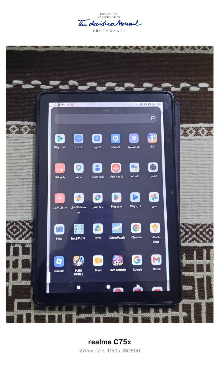 ايباد TAB10 اندرويد 15 ذاكرة 128 جهاز اصلي ونظيف كلش السعر 125 وبيها مجال ***********
