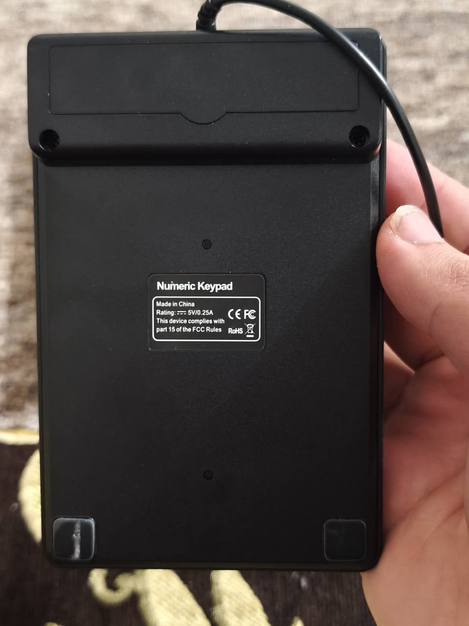 ميني كيبورد للرقام USB سعر 20 مع توصيل وبي مجال بصيط


**إذا كنت صاحب هذا الإعلان وتريد حذفه لأي سبب، رجاءا أرسل رسالة إلى الدعم الفني**