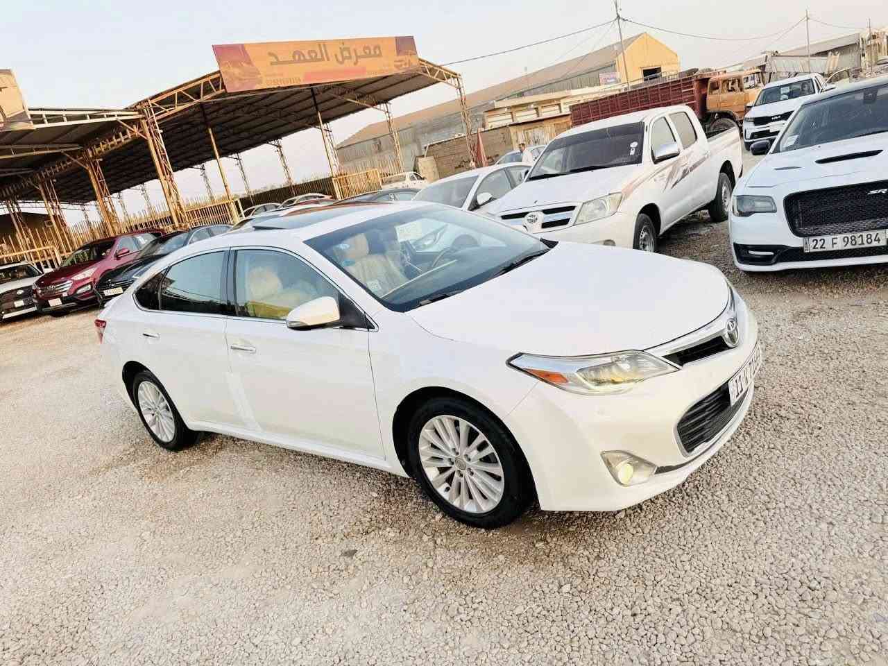 #يالله تيوتا افلون موديل 2013 خليجي 
كفاله عامه مرقم بغداد حره بسمي تحويل 
مباشر فول موصفات لمتد بصمه فتحه 
وباقي الموصفات واضحه مكينه V6 
ماشيه 159 حـقيقي السعر 195$ 
مـوجوده المثني الرميثيه 
تـفاصيل واتـساب (***********)
