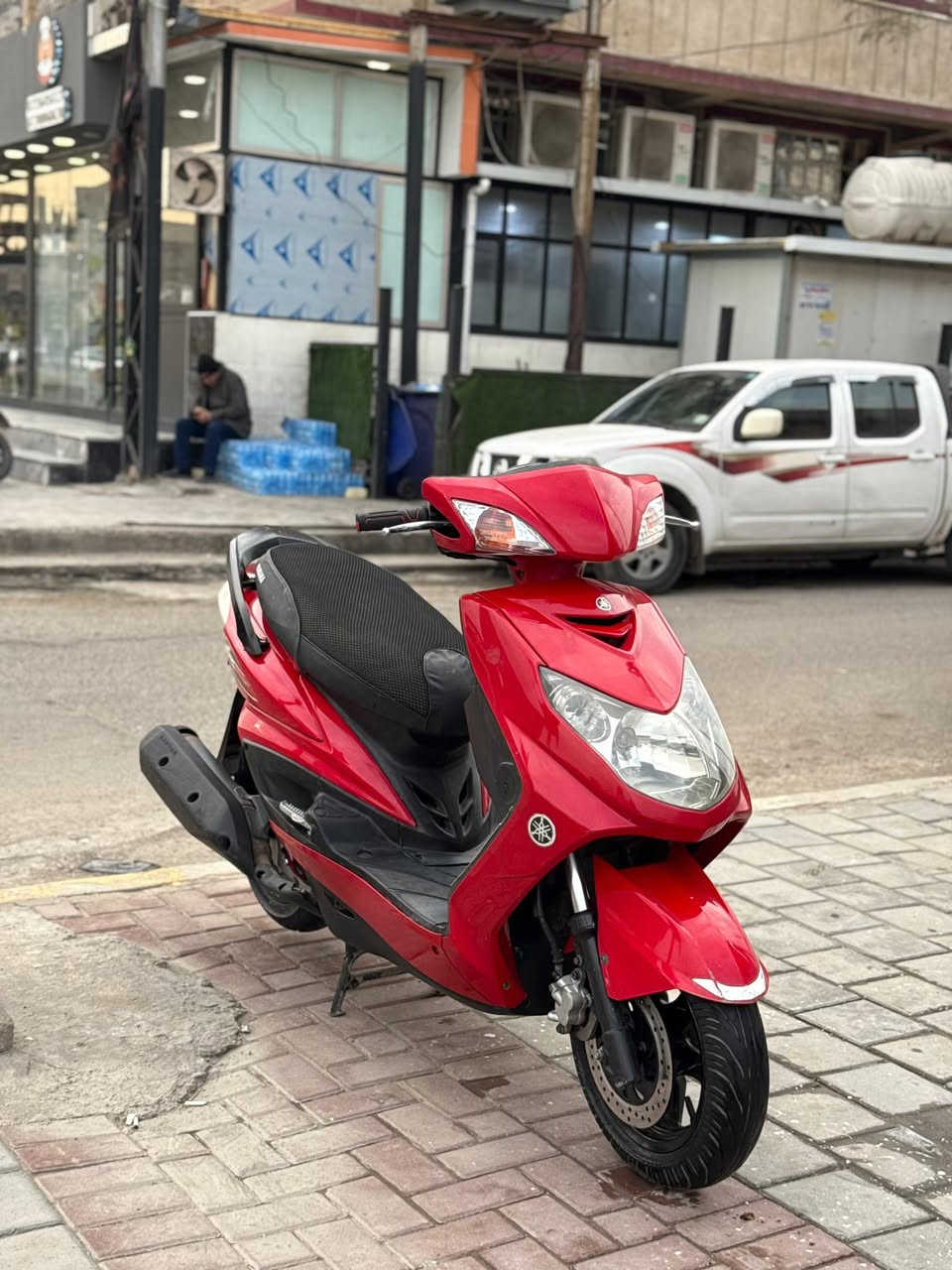 السلام عليكم
دراجه سكنس فحل للبيع كوريه الدراجه مال جناي 
خير من الله مكينه كفر برغي نقص ما بيها نضافه95 
السعر اتصل ما متواجد فيس العنوان الشعب ***********
