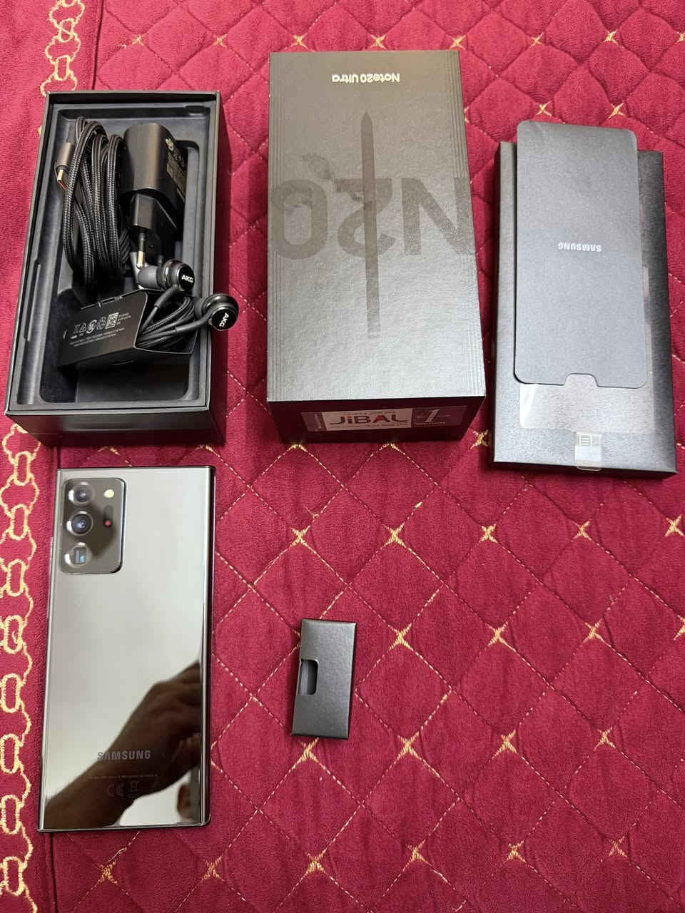 السلام عليكم جهاز نوت ٢٠ الترا وكاله الجبال الجهاز نضيف  ١٠٠ % لاشخط ولا كسر السعر ٤٧٥ الف كامل ملحقاته الاصليه للاتصال *********** المكان بغداد الحريه الاولى
