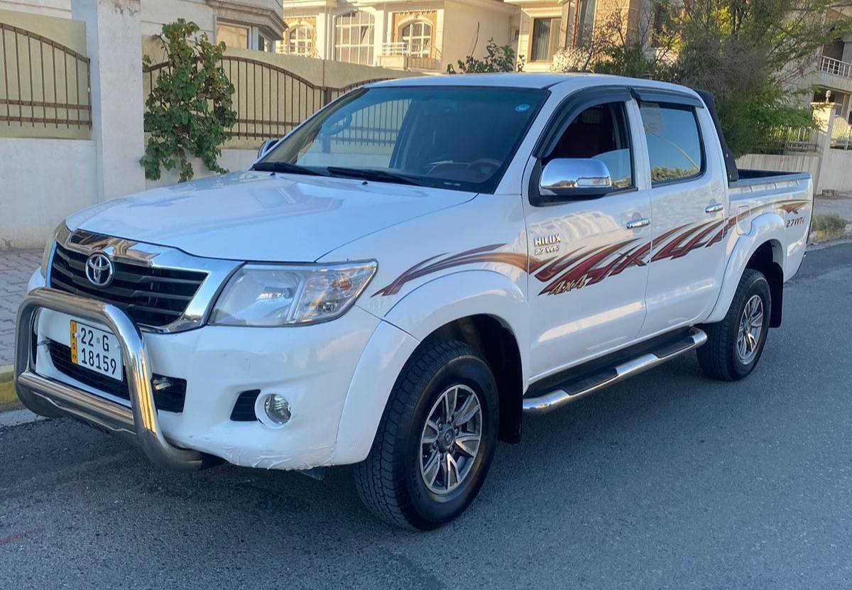 تۆیۆتا هایلۆکس 2014 
سيد نهرو به بتله 
مه كينه ى نه كرايته وه
سه نه وى تا ٢٠٢٩
قه تره ى سبوخى نيه
٣جيگاى بچوك ساردى هه يه
ته قه وره قه هه موى به شه رت

سعر لە کۆمێنت داوابکە ڕاستەخۆ بۆت دیت 📩 

گیرومەکینە بەشەرت زۆربەجوانی پاکی ماوە هیچ خەلەلیکی تیدا نییە 

ژمارەی خاوەنی 
***********
