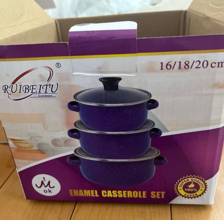 طقم قدور 3 قطع
20 سم، 18 سم، 16 سم 
جدد لون اسود مطلي بالمينا
سعره 18 الف مع التوصيل
للطلب مراسله خاص


**إذا كنت صاحب هذا الإعلان وتريد حذفه لأي سبب، رجاءا أرسل رسالة إلى الدعم الفني**