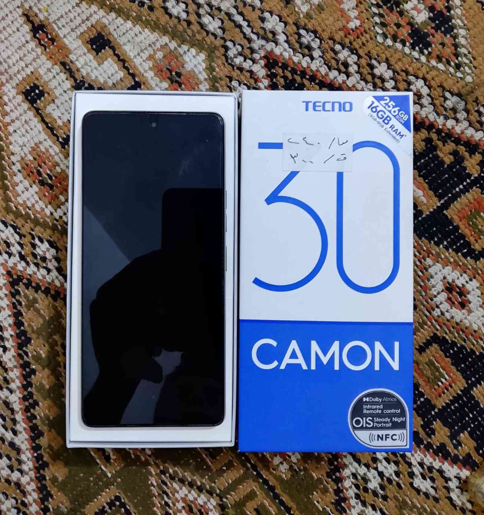 Tecno Camon 30
ذاكرة 256 
جهاز جديد بل كارتون 
مكاني ناصرية مركز 
سعر 220 و بي مجال 
او مراوس حسب القناعه 
‏‪***********‬‏
