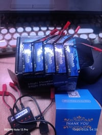 بطارية ٦٠٠mAh • 1S • شاحن