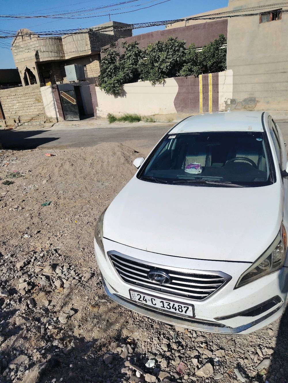 سوناتا 17 بيضاء رقم دهوك سنويه جديده 2031 تنتهي سياره باسمي سعرها 115 وبيها مجال الاتصال ***********