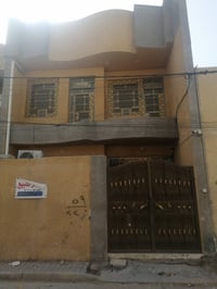 منزل مساحة 100 متر واجهية 7 نزال 14 في منطقت البستان 07713849037