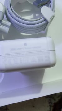 سر مهر شاحن ماك بوك مثل ما موضح بالصورة 35 واط اصلي بالباكيت  البلك ير...