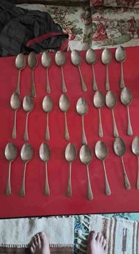 خواشيك نحاس صناعة انكليزية العدد 2سيت 24قطعة السعر 25الف يوجد توصيل ٠٧...