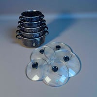 طقم قدور مينا • ٥ قطع • توصيل مجاني بغداد