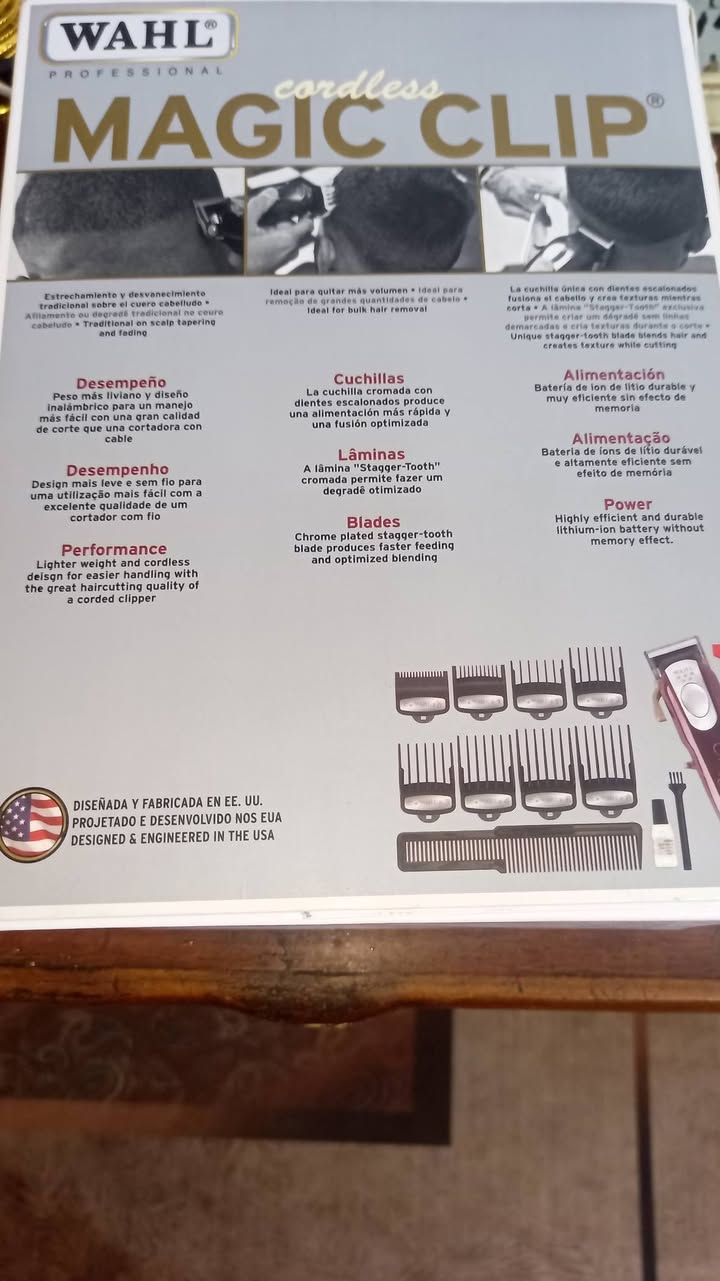 مكينة حلاقة WAHL جديدة غير مستعملة بالة اصلية للبيع متوازي على فلوس واريد ابيعها غراضها كاملة السعر يوصل الى 200 بس لانة متوازي و مستعجل على بيعتها رايدها السعر قفل 175 عنوان السكن بغداد منطقت الشرطة الرابعة قرب مطعم كباب ابو علي مقابل منفذ سما بغداد للتواصل على الرقم ***********
