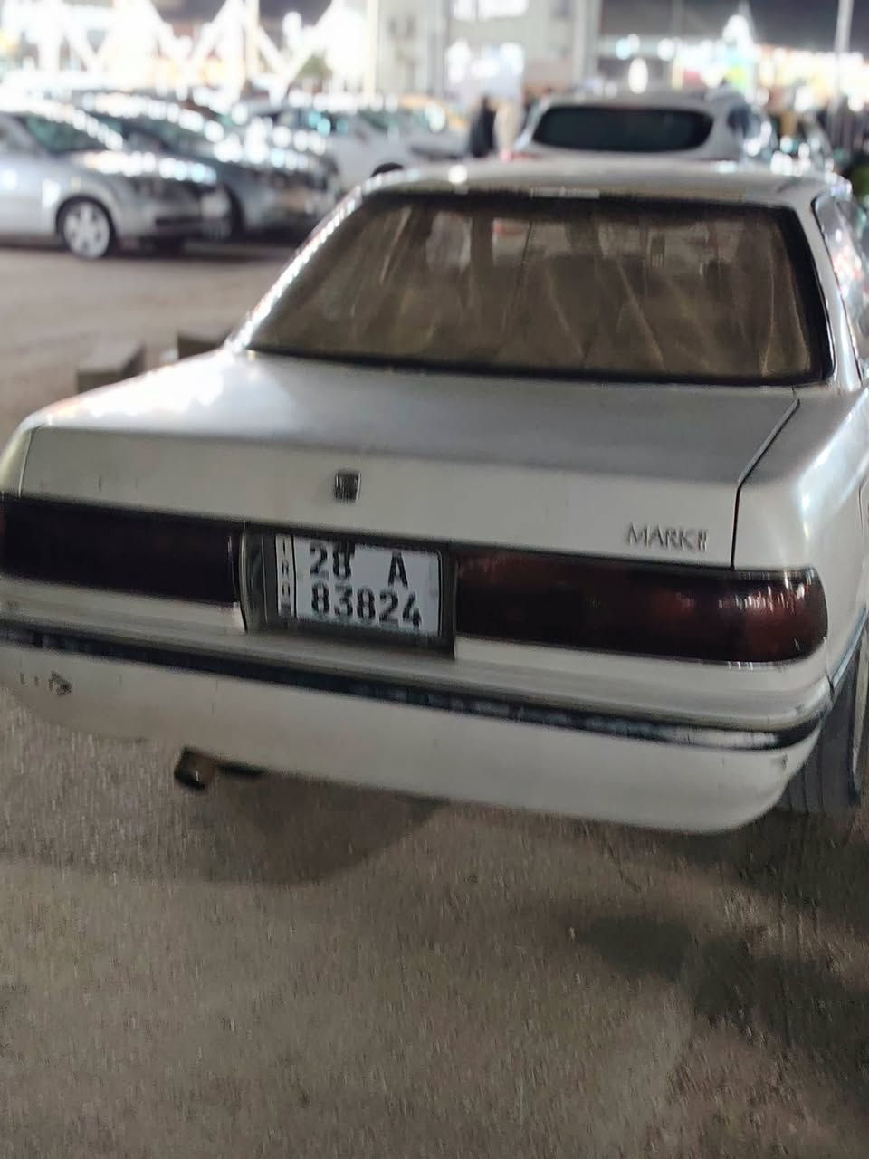 سلام عليكم سياره مارك عضم 1991
مكينه جديده وكير

كهربائيات شغاله 

حدايده 70/100

دواخل جدد دشبول مازده ستوه شاده

رقم انكليزي نجف بسمي 

تخم تاير جديد

سعر 35وبيه مجال 

***********
