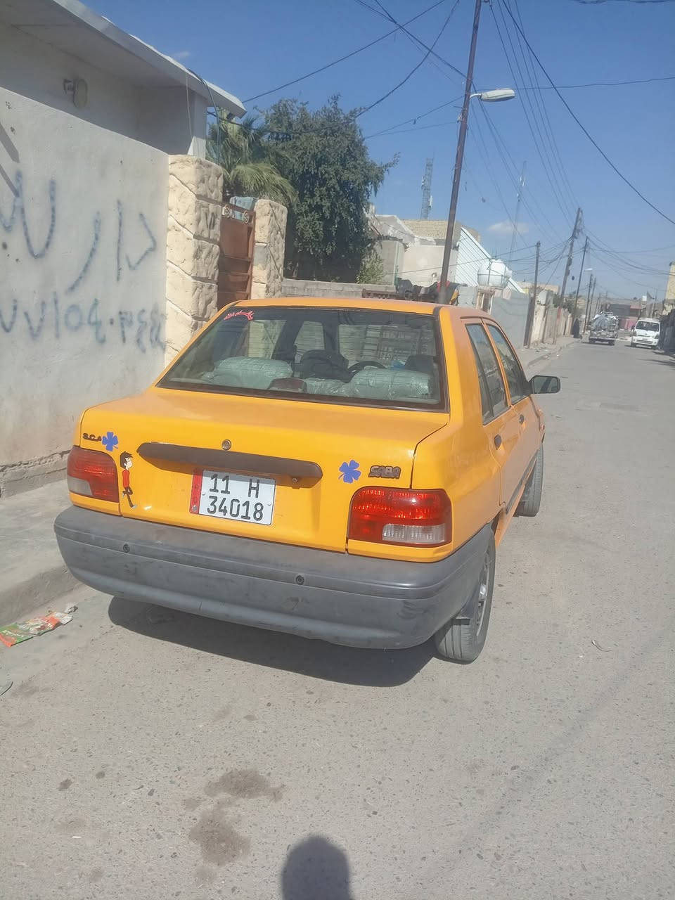 السلام عليكم سايبه لبيع 2019 مصفره هيئه وغرامات
بسمي شرط تحويل رقم دولي الجديد سنويه ل31
صدر امامي خلفي جديد تخم تاير تبريد تدفئه شغال
كامره حساس شغال سياره ماشيه 138 بيهة جاملغ 
امامي وخلفي صبغ فقط سعر 46 وبيهة مجال بسيط
مكاني بغداد جسر ديالى القديم 
الستفسار ***********
