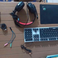 🔥 مجموعة Gaming كاملة للبيع  ⌨️ كيبورد ألعاب 🖱️ ماوس ألعاب 🎧 سماعة ألع...