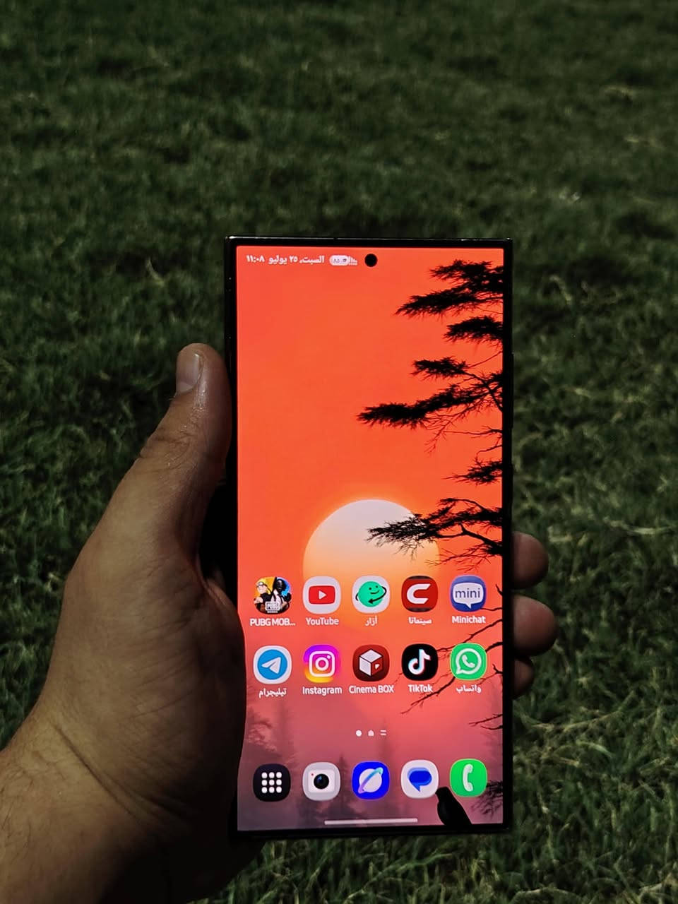 📱 كلكسي Galaxy S24 Ultra للبيع 📱
اس 24 الترا
للبيع جهاز Galaxy S24 Ultra بحالة جيده
⚙️ تفاصيل الجهاز:
🔴 الذاكرة: 256 🔴
 العشوائية 12 +12
دبل سيم كارت ✅2️⃣
شرق اوسط 
 اللون: تيتانيوم (Titanium).
 الحالة: مكفول كفاله عامه من كل شي الجهاز على وضع الشركه فقط نمش بسبب الكفر 
 الملحقات: لا يوجد فقط جهاز 
💵 السعر: 925 وبي مجال بسيط
📍 المكان:  كربلاء الملحق 
📞 للتواصل ***********
