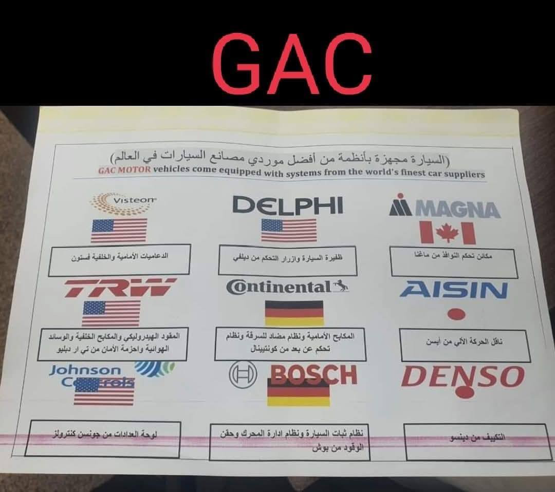 السلام عليكم GAC Ga4 TOYOTA شراكه مع تيوتا اليابان موديل 2024 كفاله عامه رقم بغداد نكليزي عنواني ميسان  مواصفات دخل الصور السعر 120 مجال قليل ***********

